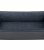 Premium Dog Sofa Bed — Linen-Look with Raised Edges | Washable Removable Cover | Non-Slip Base {{ varia Pawluxy Co. nt }}Pet Beds IMG-1674