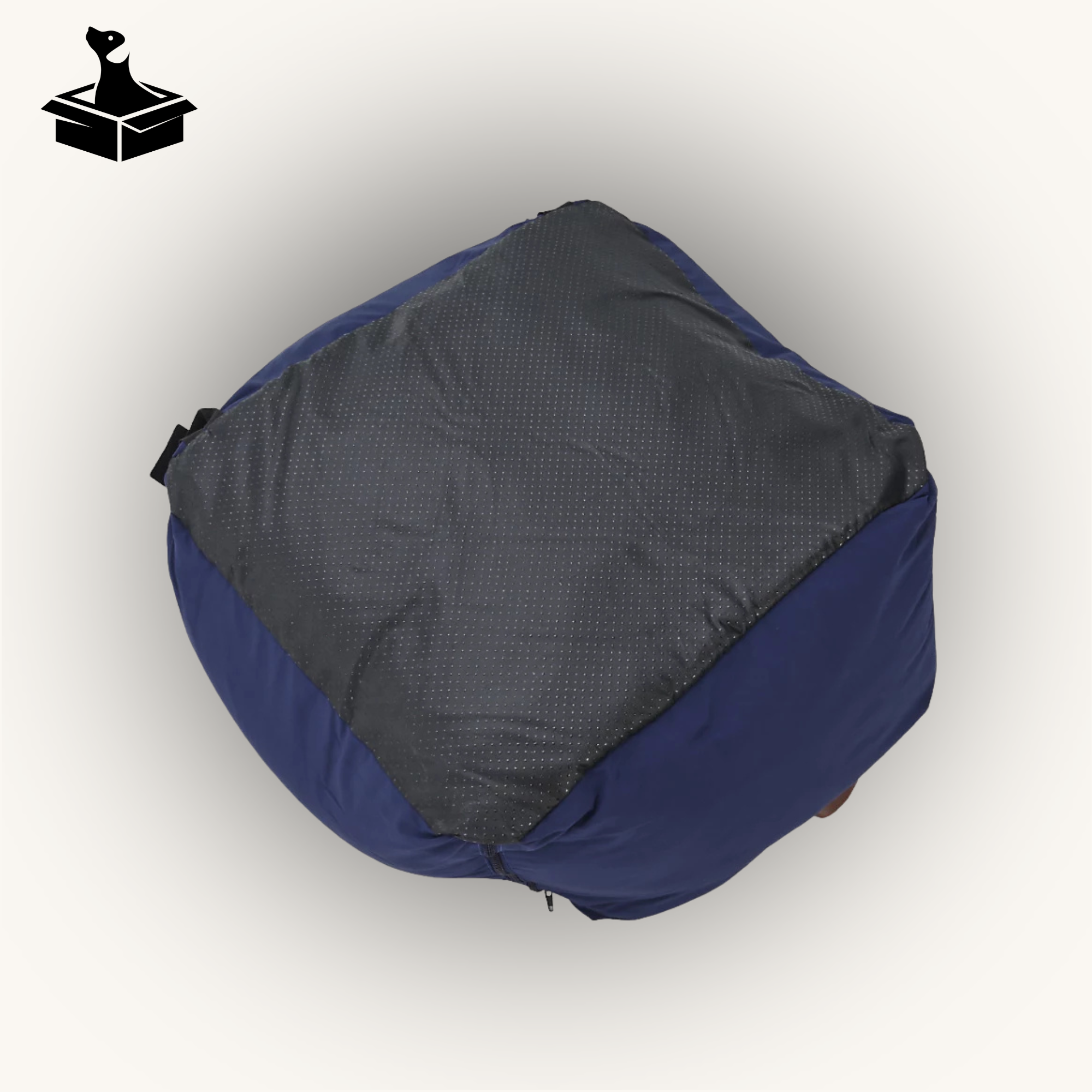 Navy Plush Pet Car Seat Bed – Safe Travel with Handle & Adjustable Strap (UK Highway Code Compliant) {{ varia Pawluxy Co. nt }}Dog Beds IMG-1777
